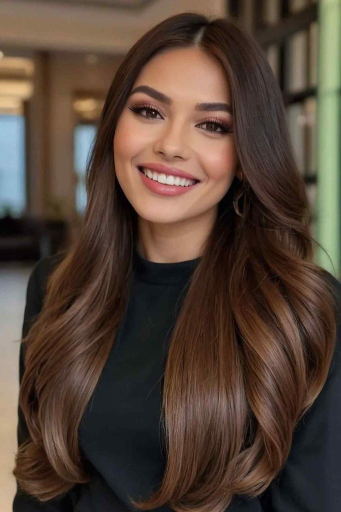 Chocolate Hair Color Trend Chocolate Hair Color Trend
