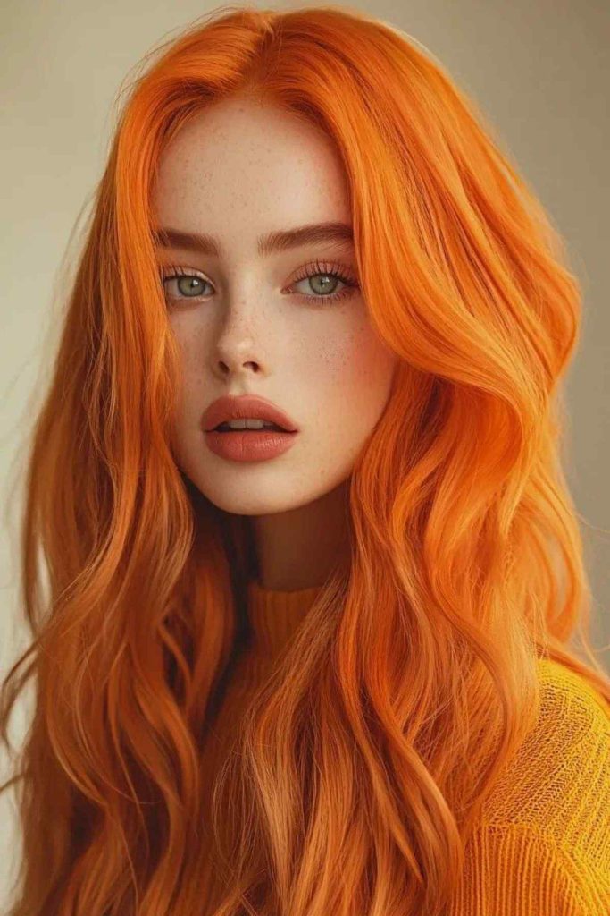 Orange Hair Color Trend Orange Hair Color Trend