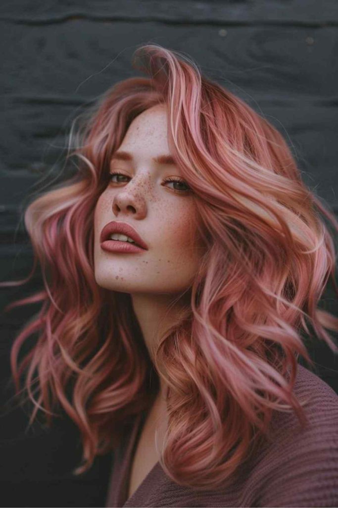 Rose Gold Hair Color Trend Rosé Gold Hair Color Trend