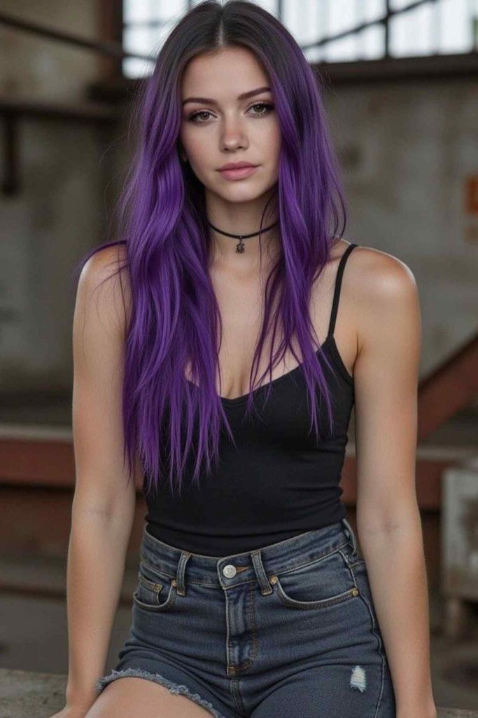 Purple Hair Color Trend Purple Hair Color Trend