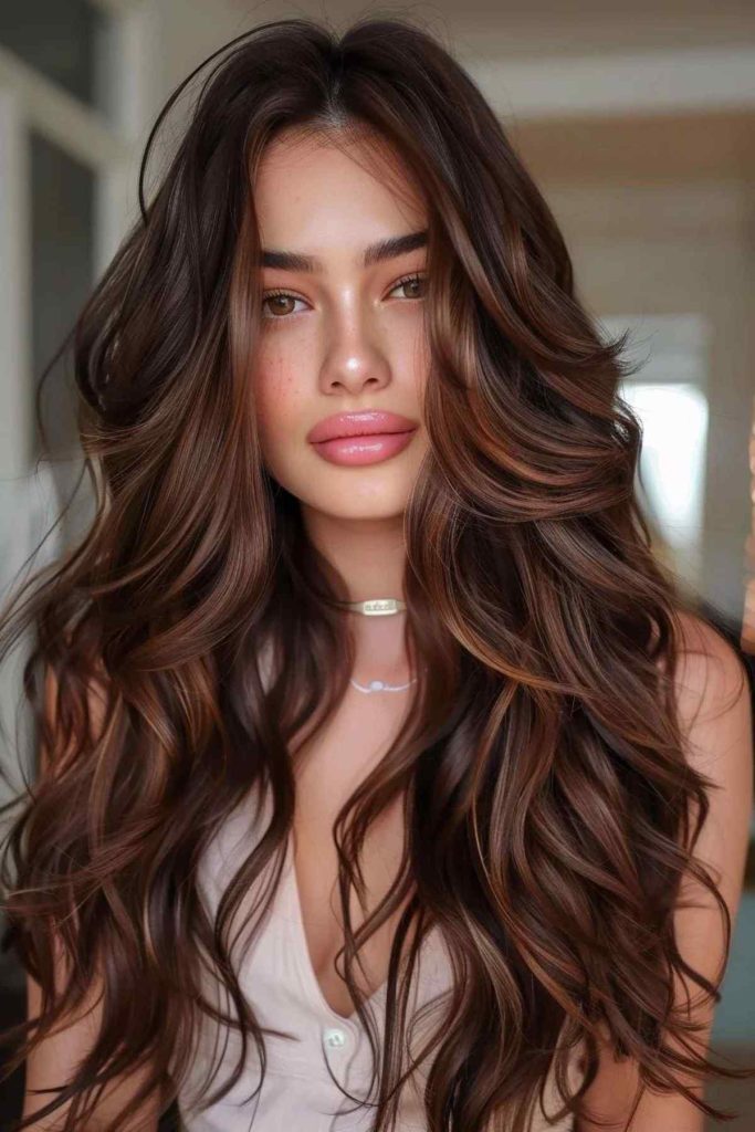 cor de cabelo Cabelo Morena Iluminada Chocolate 1 cor de Cabelo Morena Iluminada Chocolate
