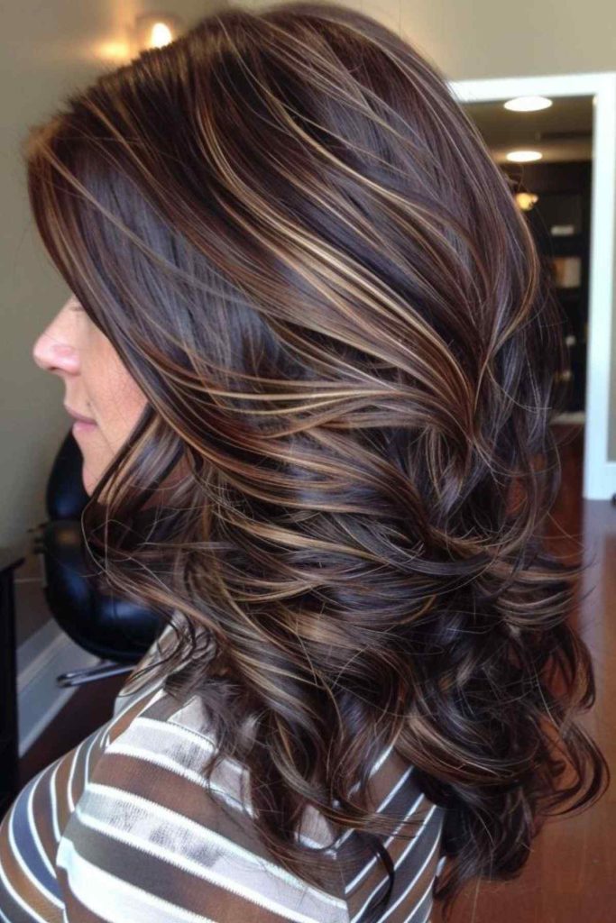 cor de cabelo Cabelo Morena Iluminada Cobre cor de Cabelo Morena Iluminada Cobre